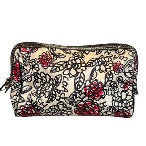 Coach Graffiti Poppy Floral Pouch Make Up Bag